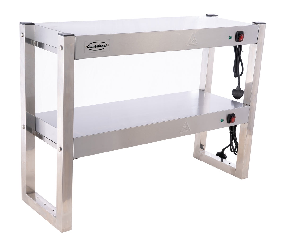 ÉTAGÈRE CHAUFFANTE EN HALOGENE 2 NIVEAUX 900 DÉMONTABLE - 7539.0045 - COMBISTEEL