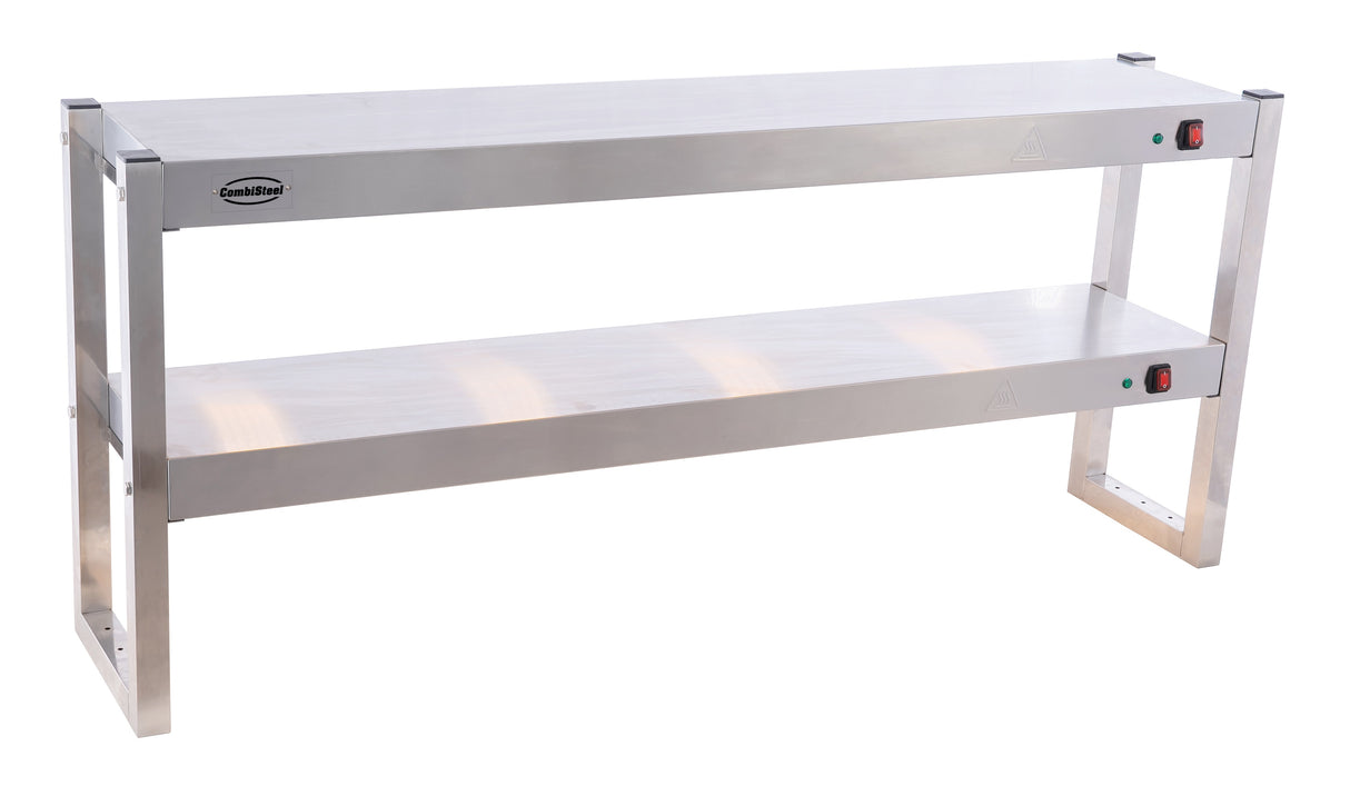 ÉTAGÈRE CHAUFFANTE EN HALOGENE 2 NIVEAUX 1500 DÉMONTABLE - 7539.0055 - COMBISTEEL