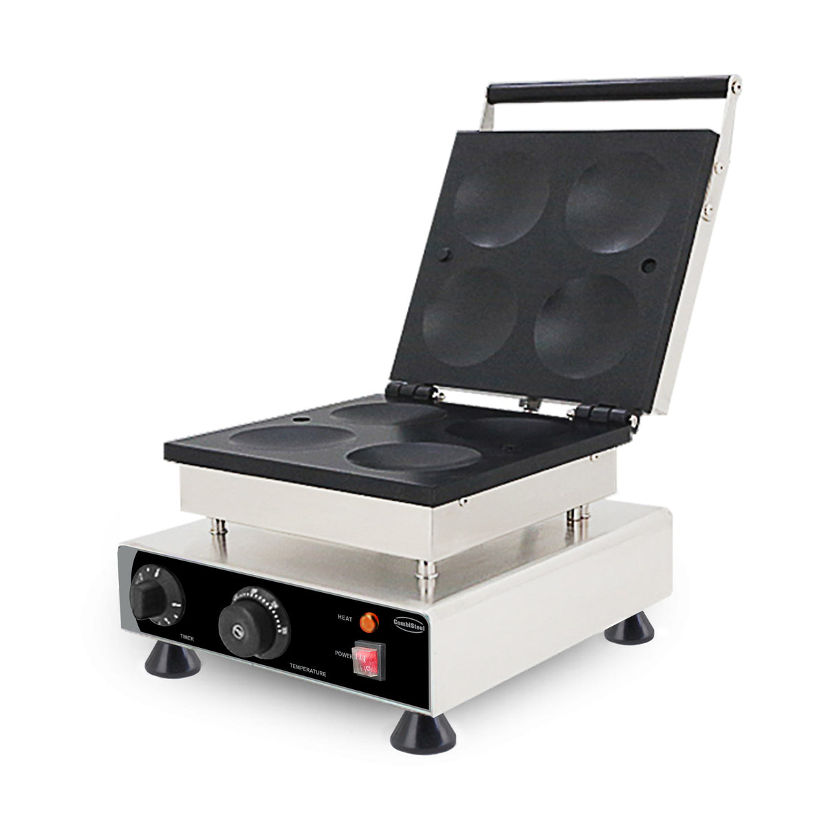 CRÉPIÈRE 4PCS - AMÉRICAIN - Ø10CM - 7540.0030 - COMBISTEEL