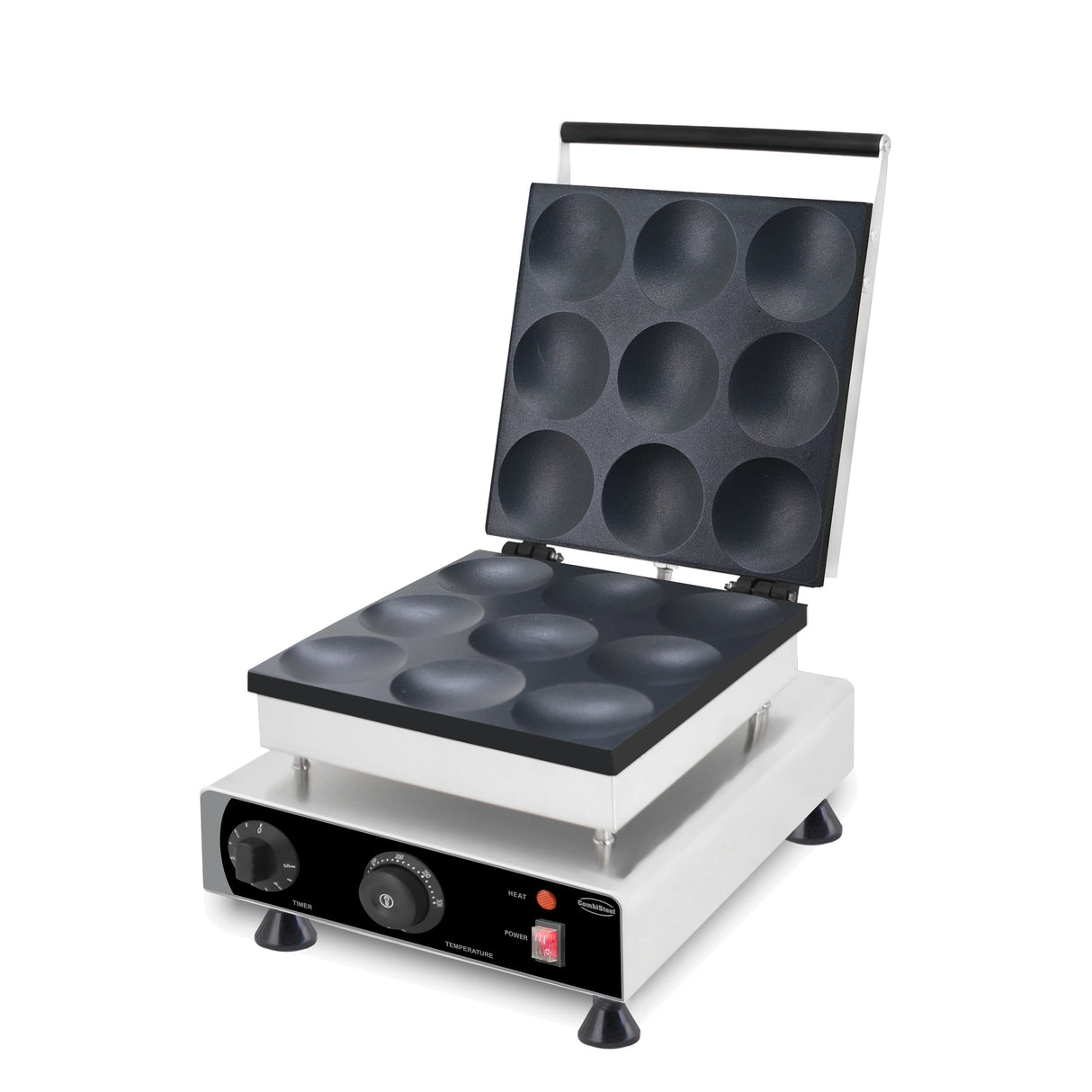 CRÉPIÈRE 9PCS - AMÉRICAIN - Ø7.5CM - 7540.0035 - COMBISTEEL