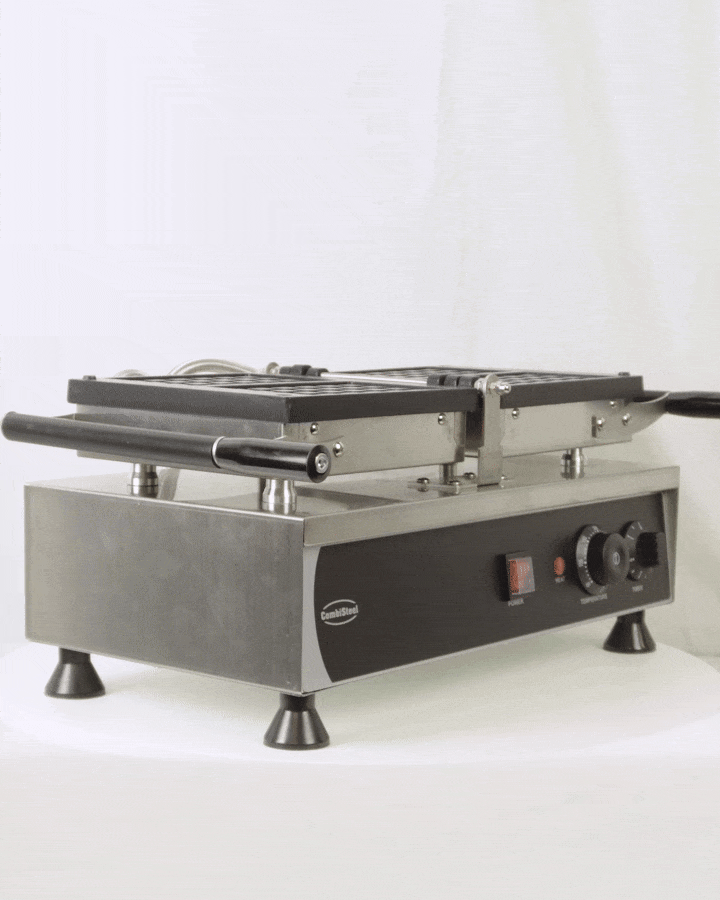 GAUFRIER ROTATIF 2PCS GAUFRE DE BRUXELLES - 7540.0070 - COMBISTEEL