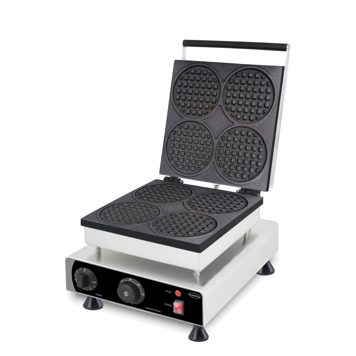 GAUFRIER 4PCS GAUFRES RONDES - 7540.0080 - COMBISTEEL