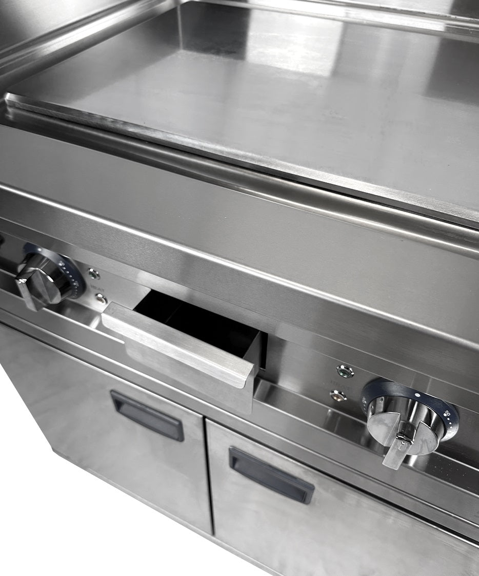 ENTRY 700 PLAQUE GRILLE ÉLECTRIQUE CHROME - 7545.0020 - COMBISTEEL