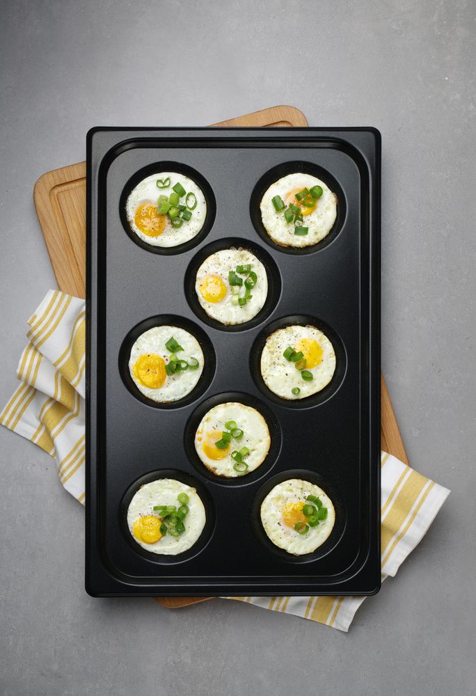 Plateau avec revêtement antiadhésif CONVECTOMAT EGGPLATE - HENDI