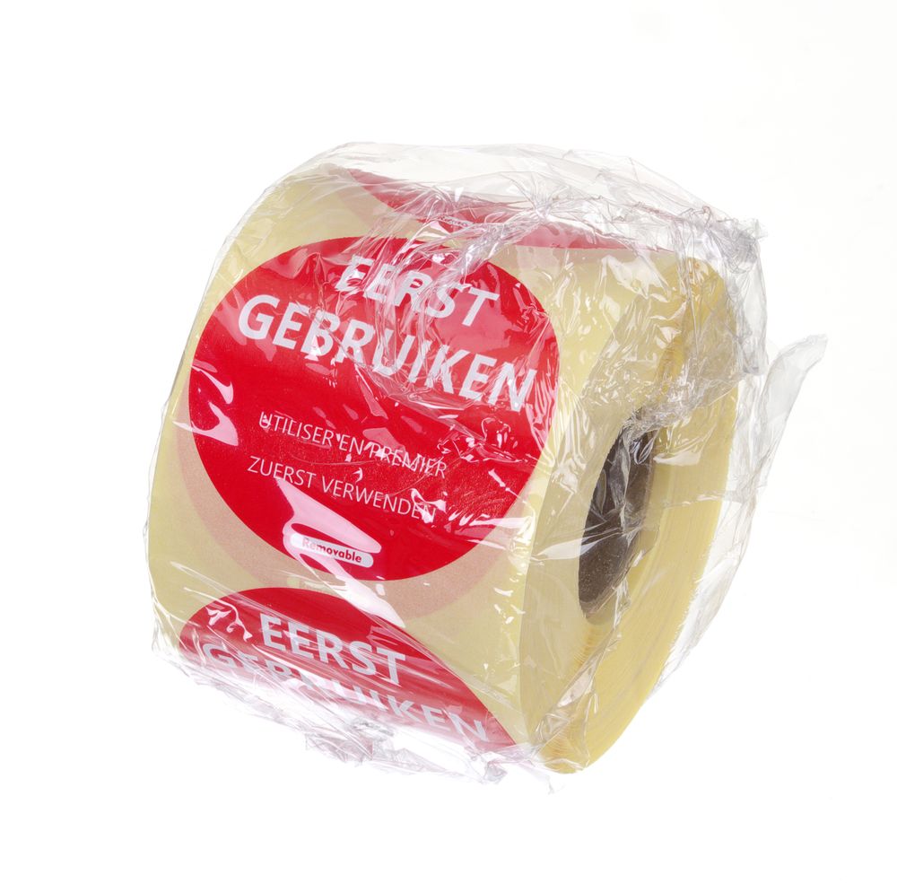 Étiquettes autocollantes pour la sécurité alimentaire, multi-usages, faciles à retirer, « UTILISER EN PREMIER » - HENDI