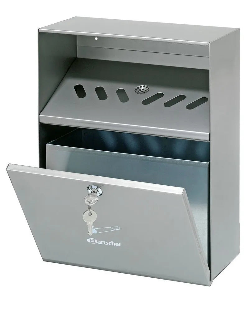 Cendrier mural, argent - BARTSCHER - 860001