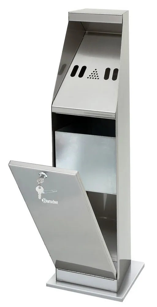 Cendrier sur colonne, argent - BARTSCHER - 860002