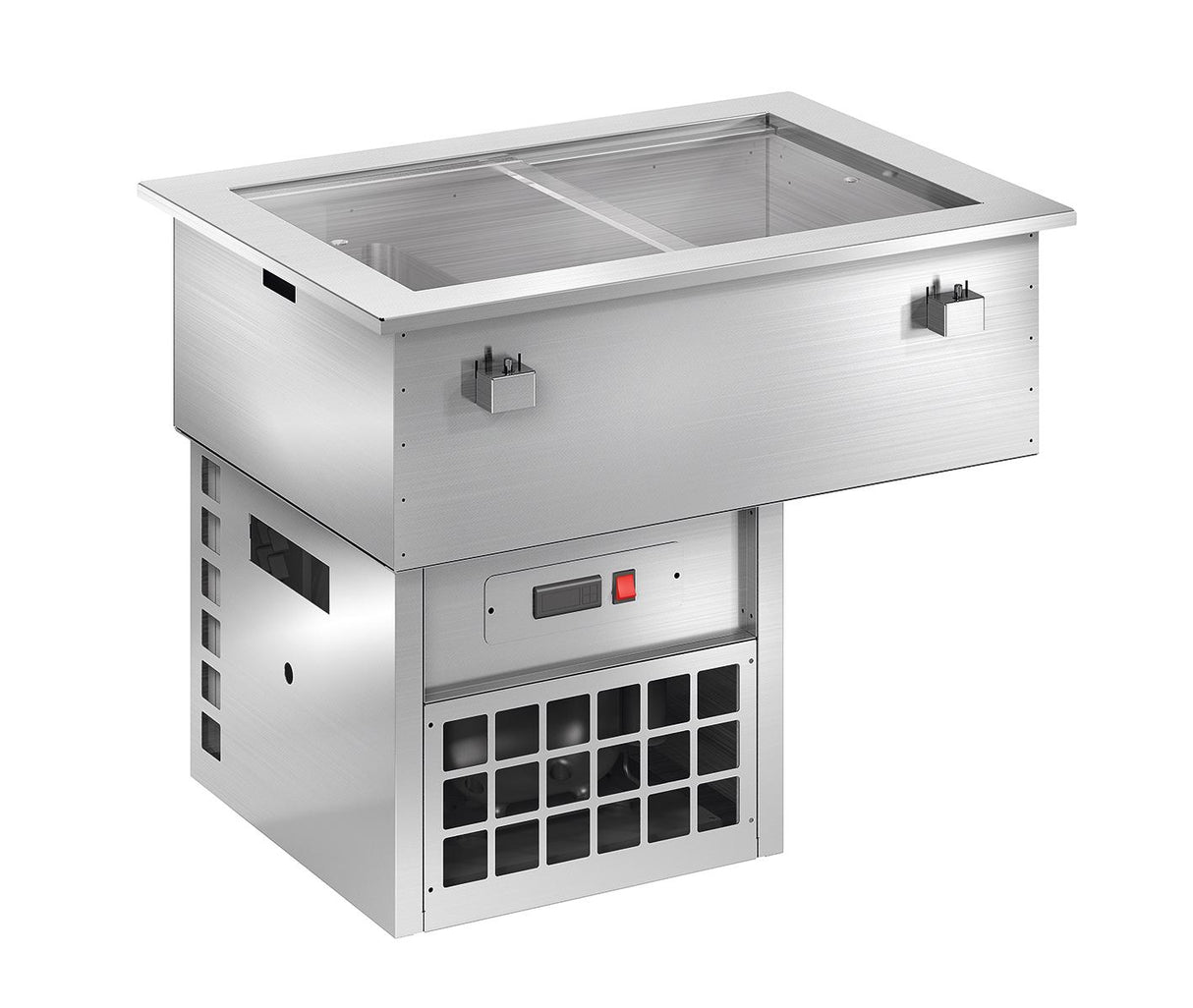 Cuve réfrigérée pour aliments congelés avec groupe incorporé 1 niveau prof. 150 mm- DISTFORM - CHG10004