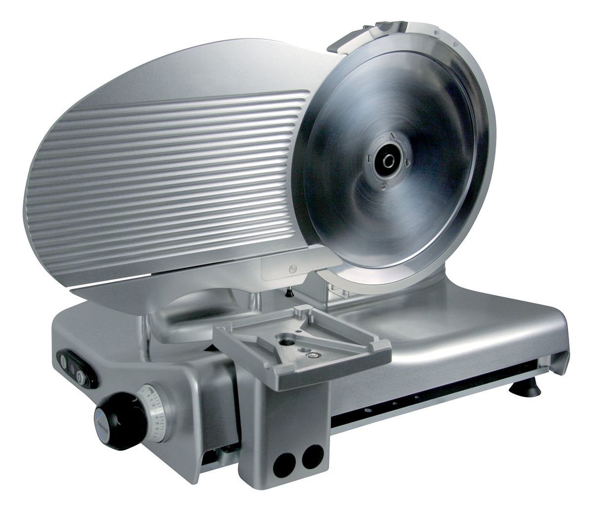 Trancheur Manconi vertical à pignon 350 VKVB chariot charcuterie AS