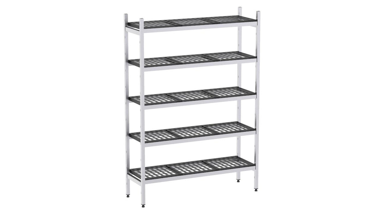 Rayonnage aluminium 1619x370 2000 5 niveaux- DISTFORM - EAL00442