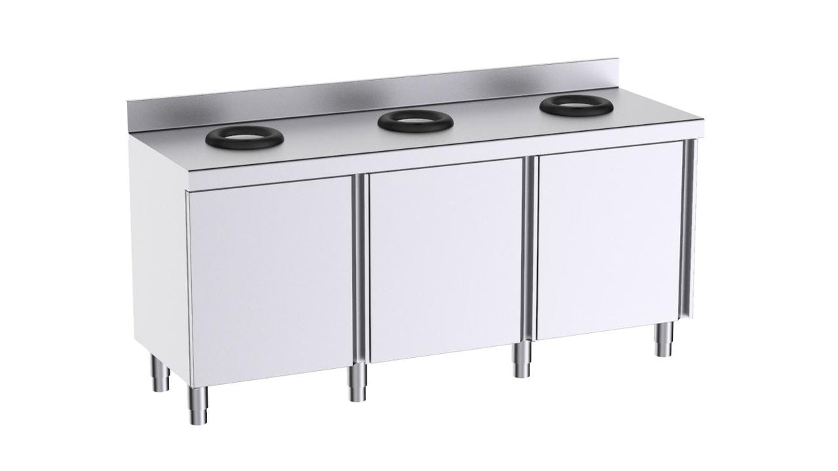 Armoire murale fermée recyclée 1500x600x850- DISTFORM - F0072008