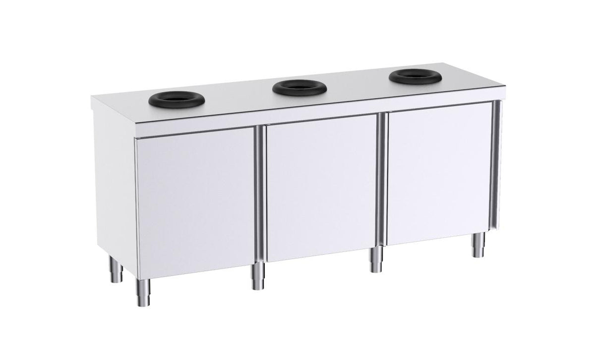 Armoire centrale fermée recyclée 1500x600x850- DISTFORM - F0072014