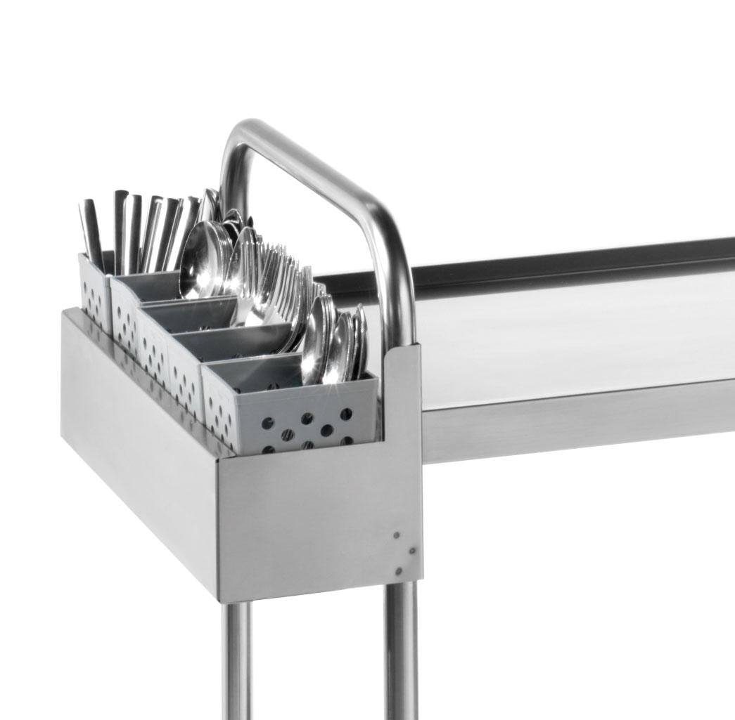 Support panier à couverts 625x149x125 (pour chariot de service largeur 695)- DISTFORM - F0260202
