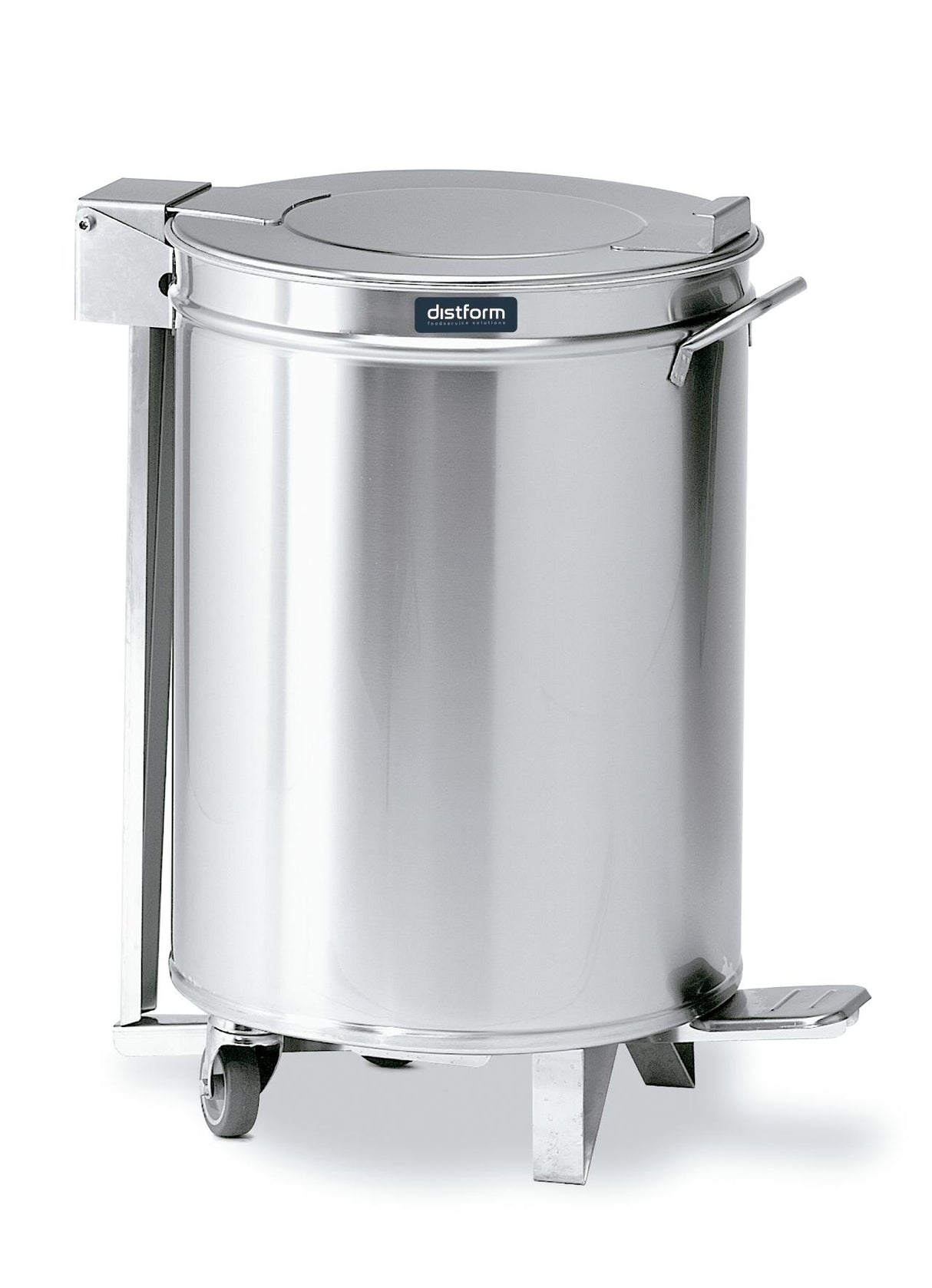 Poubelle à 2 roulettes avec couvercle à pédale (capacité 95 L)- DISTFORM - F0260505