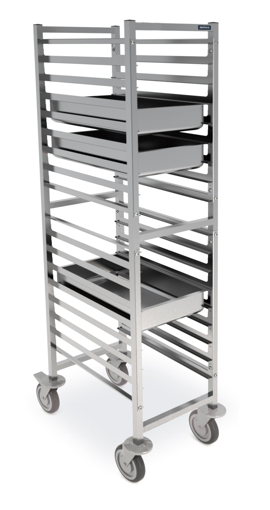 Chariot GN 1/1 haut 460x630x1700- DISTFORM - F0260601