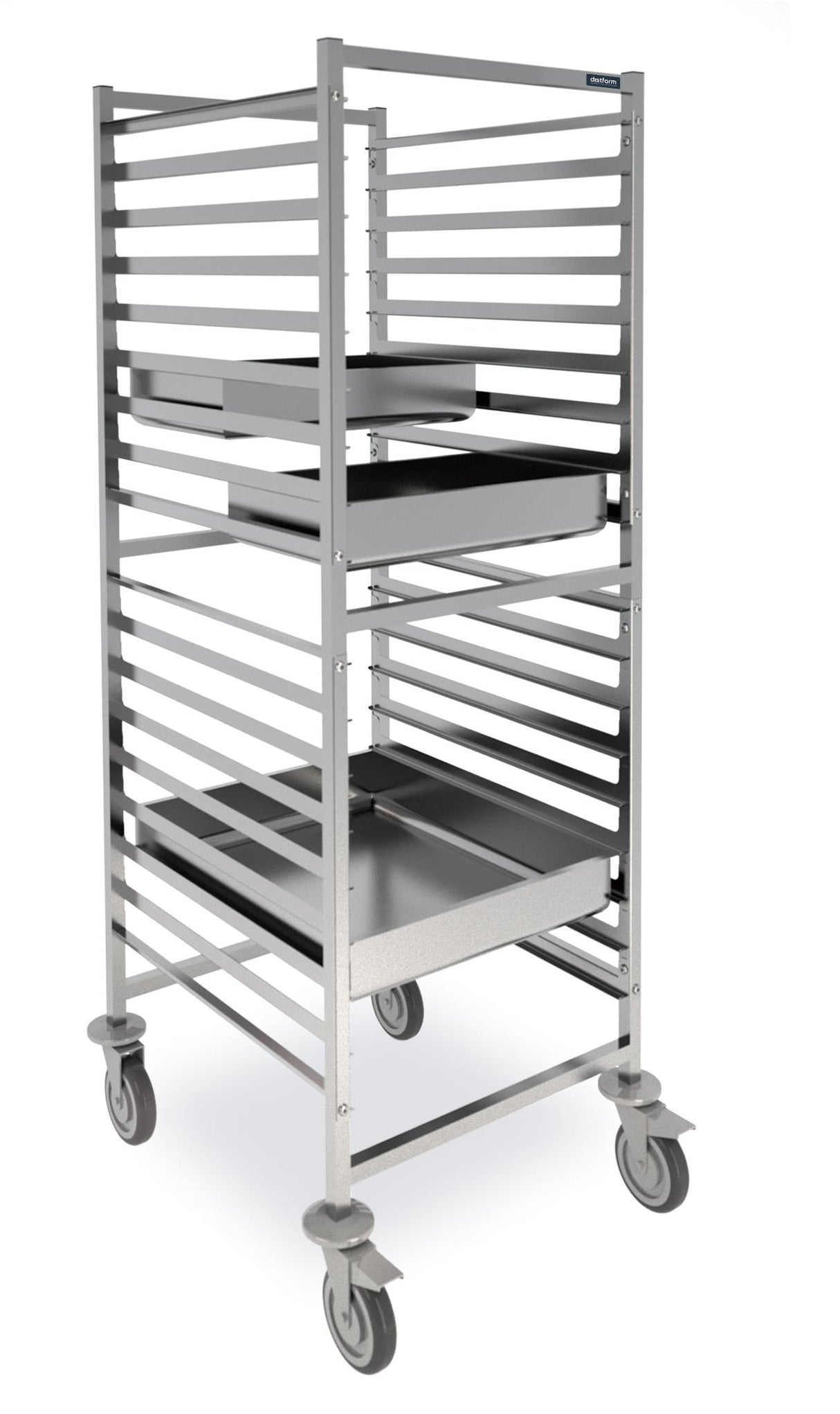 Chariot GN 2/1 haut 660x750x1700- DISTFORM - F0260901