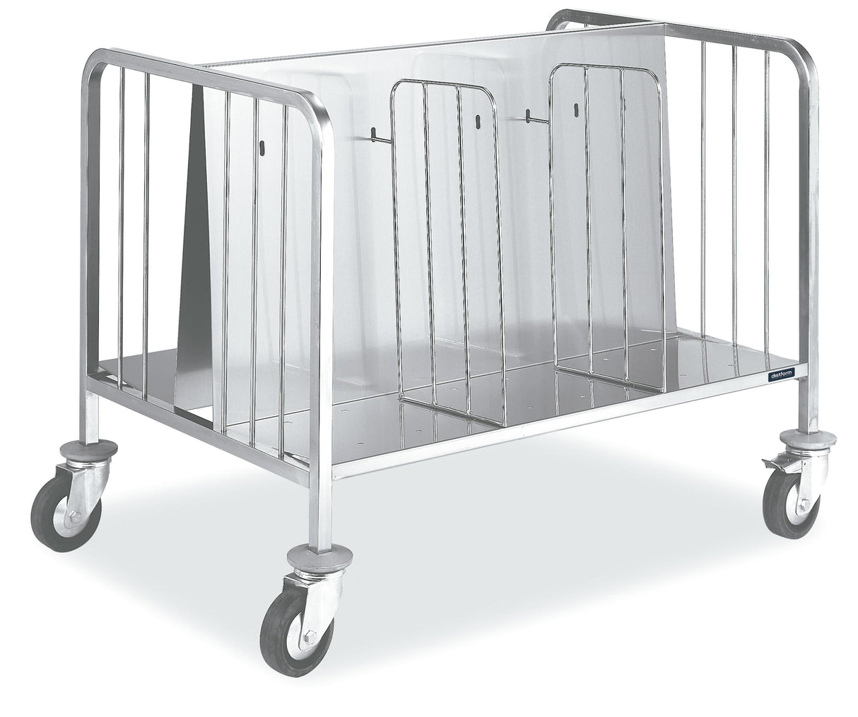 Chariot de rangement d'assiettes et de plateaux 1165x785x850- DISTFORM - F0261502