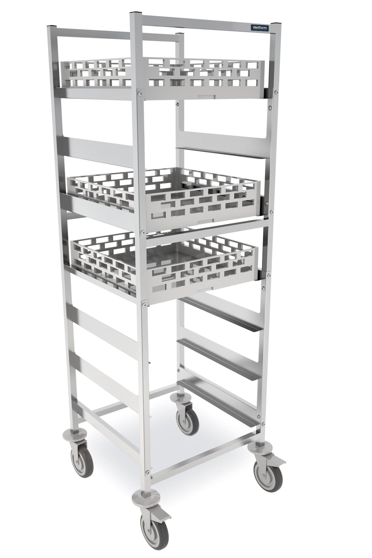 Chariot pour paniers à vaisselle 625x637x1720 (7 paires de glissières)- DISTFORM - F0261701