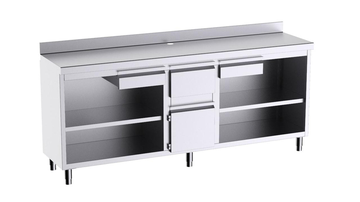 Table machine à café ECO 2500x600x1050- DISTFORM - F3020004