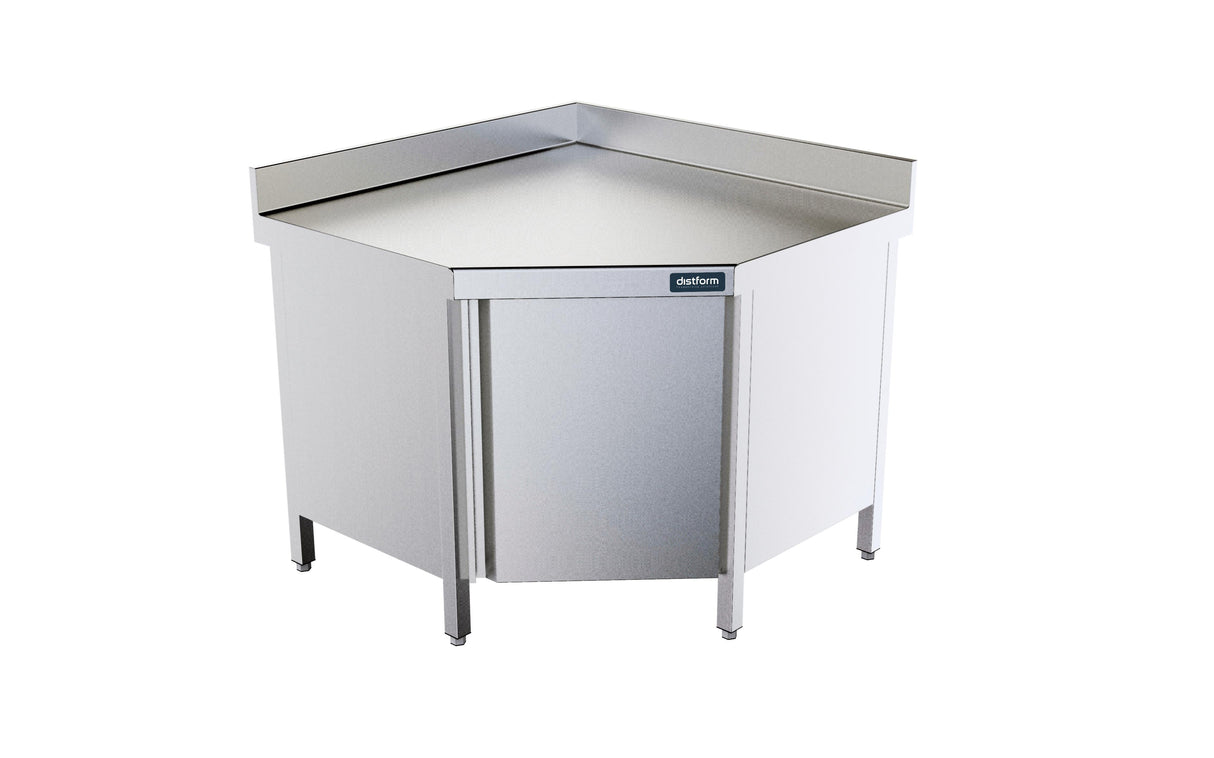 Table d'angle avec porte 1000x1000x700- DISTFORM - FA701010