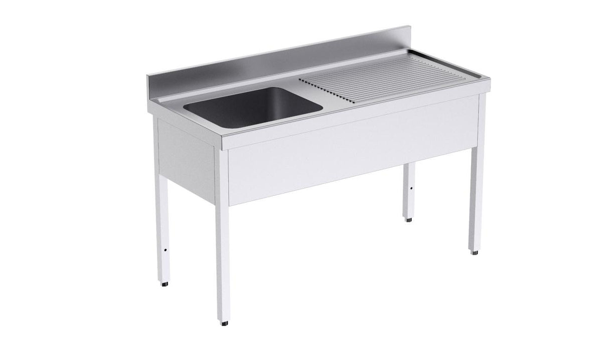 Bâti avec plonge 1400x550 à droite- DISTFORM - FBD05140