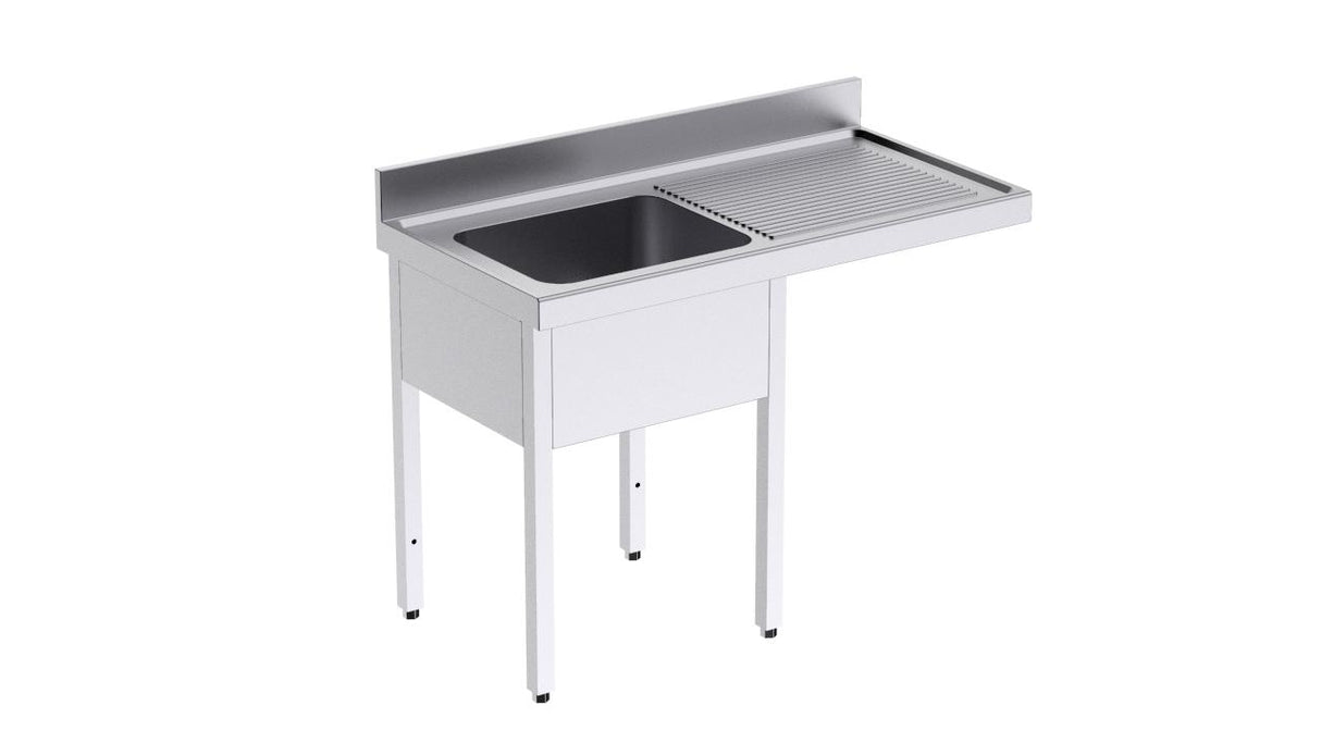 Plonge avec bâti 1200x600 D et espace pour lave-vaisselle- DISTFORM - FBDL0612