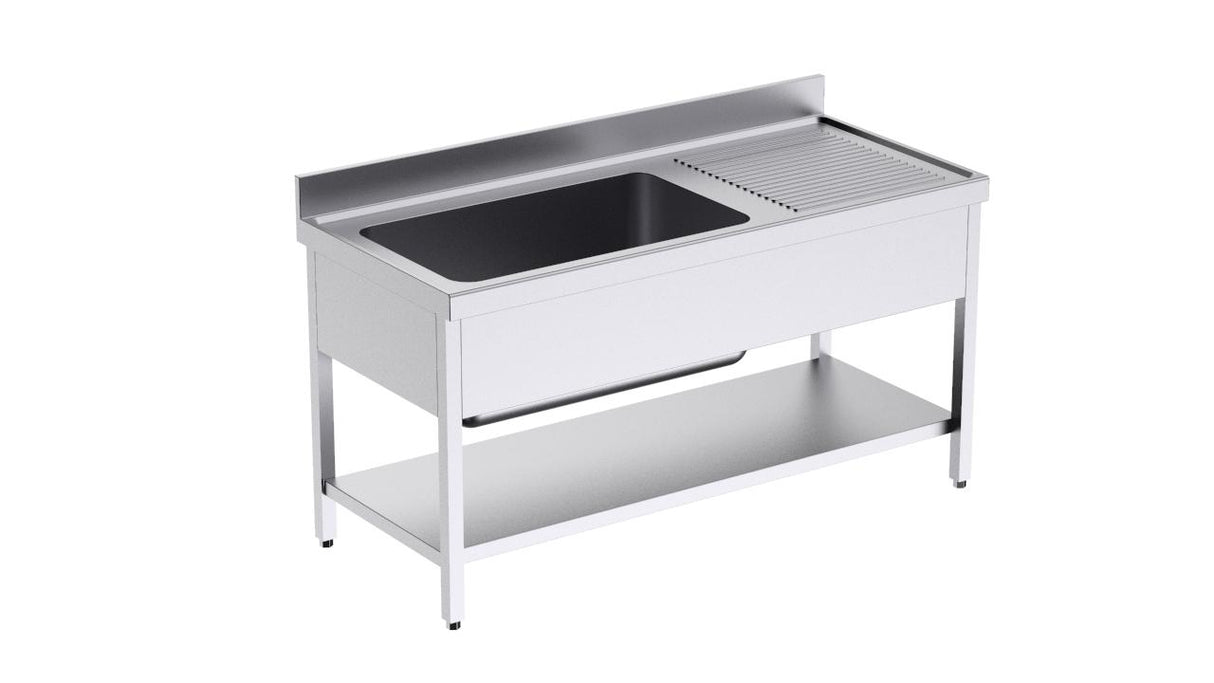 Bâti avec plonge GC 1800x700 D et étagère- DISTFORM - FBGDE718