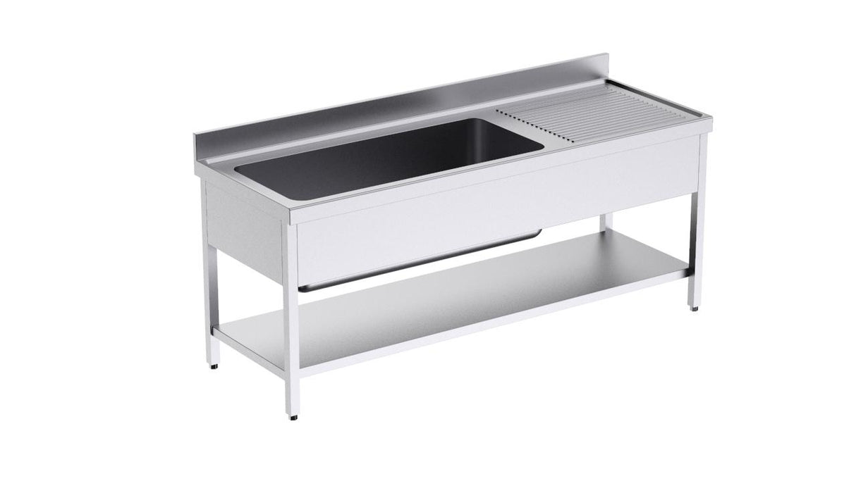 Bâti avec plonge GC 2000x700 D et étagère- DISTFORM - FBGDE720