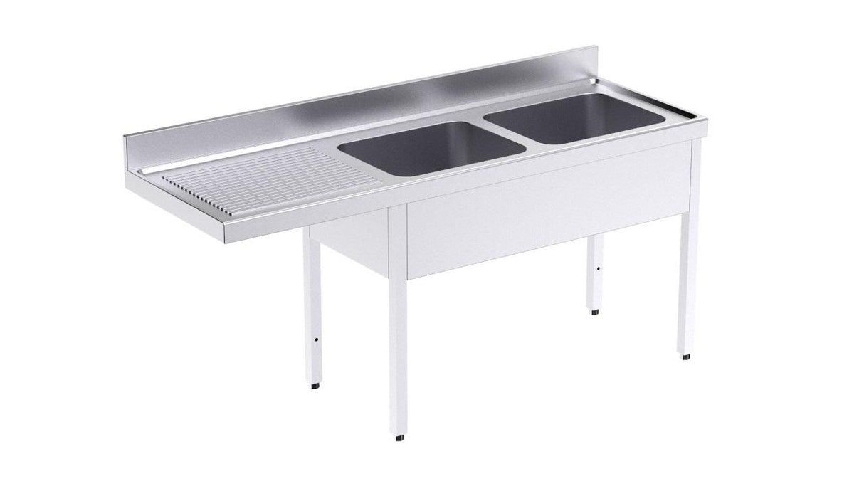 Plonge avec bâti 1800x700 G et espace pour lave-vaisselle- DISTFORM - FBIL0718