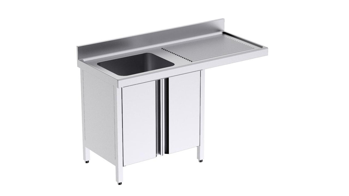 Plonge avec portes 1400x700 D et espace pour lave-vaisselle- DISTFORM - FBPDL714
