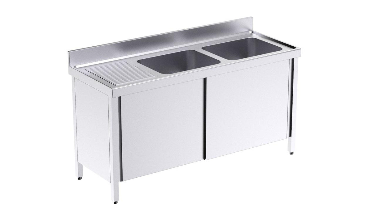Plonge avec portes 1800x600 à gauche- DISTFORM - FBPI6180