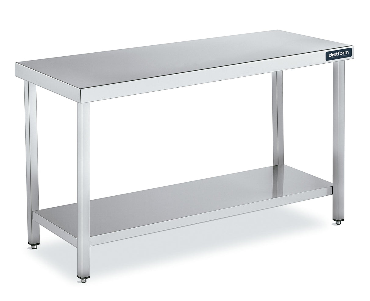Table centrale 1500x500 avec étagère- DISTFORM - FC150150