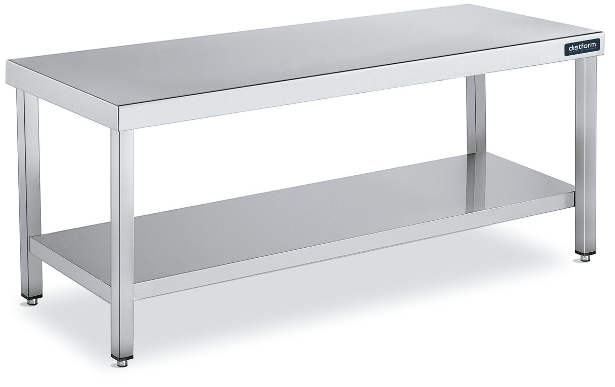 Table centrale 700x600X600 avec étagère- DISTFORM - FC166070