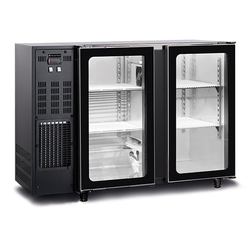 ARRIERE BAR - 2 PORTES - AVEC PORTES VITREES - 380 L
