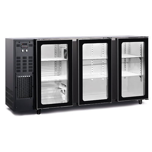 ARRIERE BAR - 3 PORTES - AVEC PORTES VITREES - 488 L