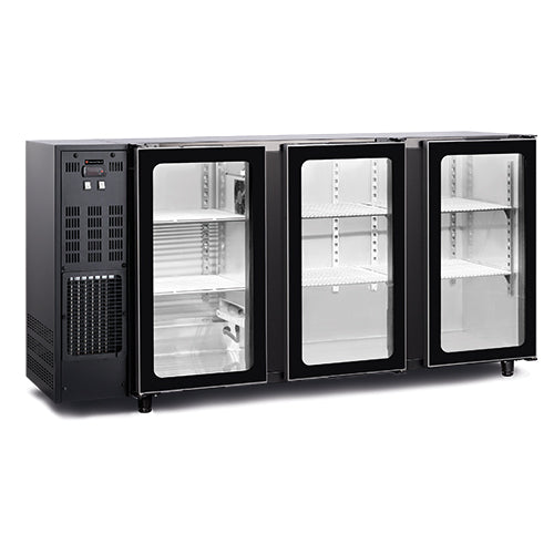 ARRIERE BAR - 3 PORTES - AVEC PORTES VITREES - 587 L