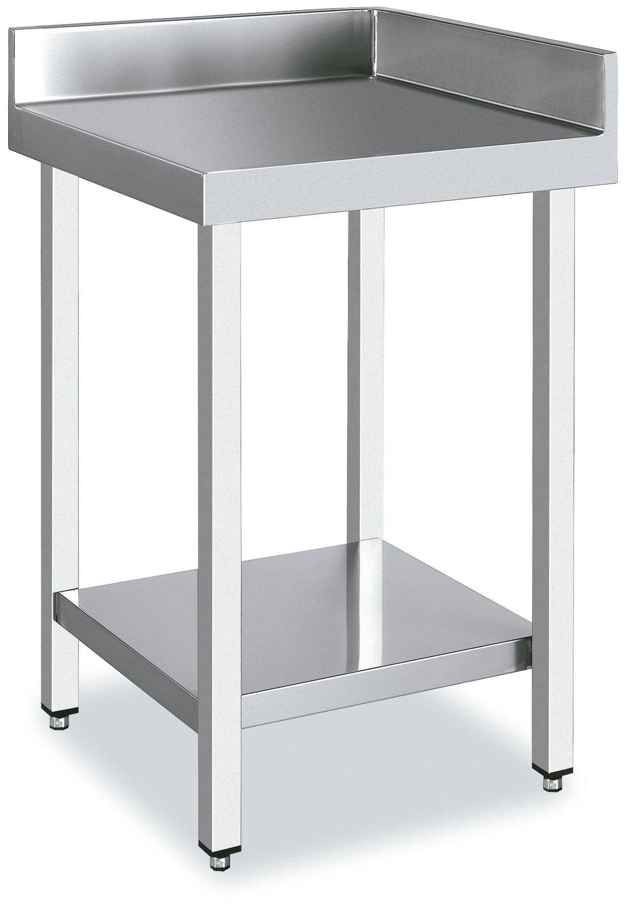 Table d'angle 90º 600x600 avec 2 étagères- DISTFORM - FMA26060