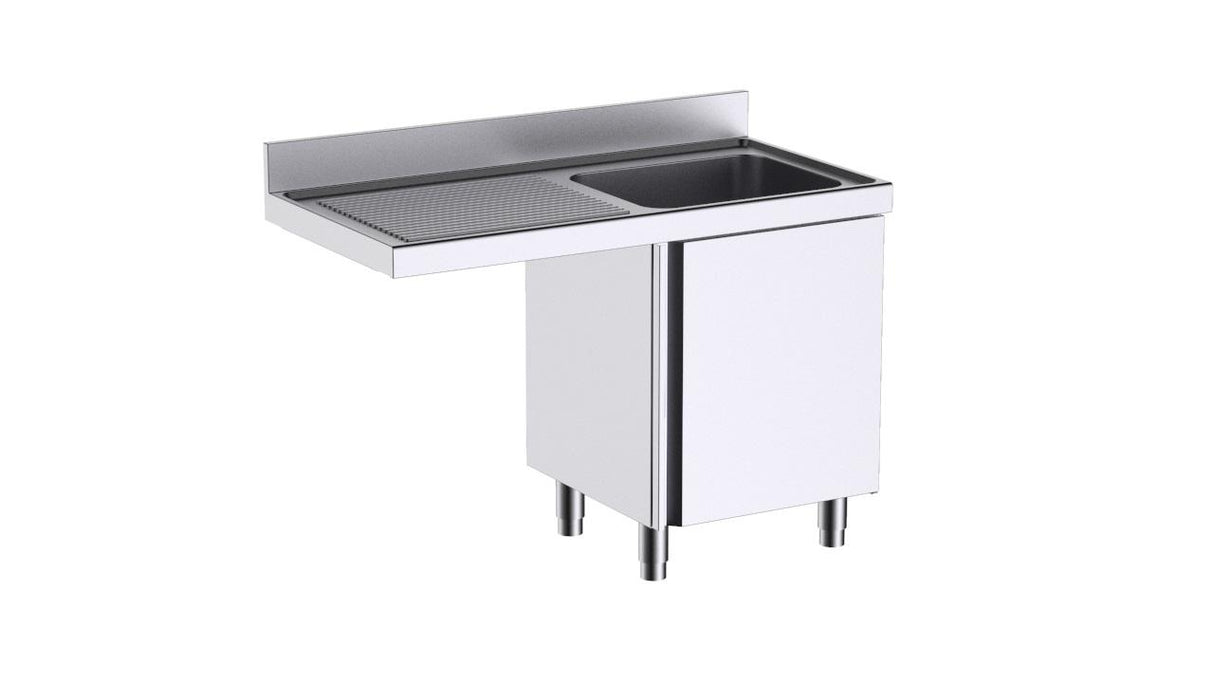 Module à portes avec plonge L127551I 1200x700 et espace pour lave-vaisselle- DISTFORM - FP9127LI