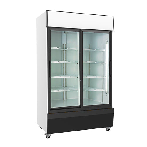 ARMOIRE A BOISSONS - 2 PORTES COULISSANTES - 706 L