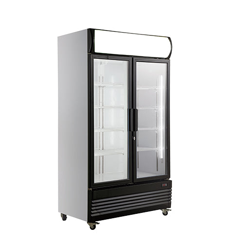 ARMOIRE A BOISSONS - 2 PORTES BATTANTES - 568 L