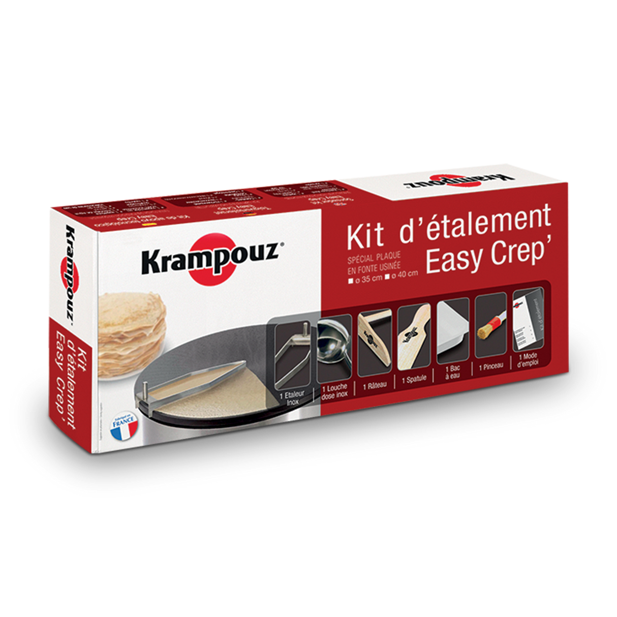Kit d'étalement pour plaques en fonte usinée Ø 35 cm - KRAMPOUZ