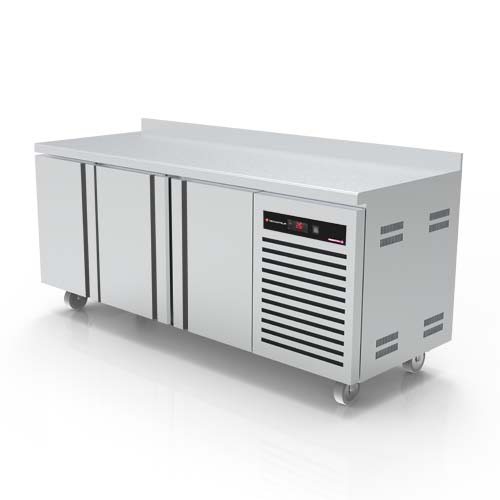 DESSERTE REFRIGEREE - 3 PORTES - 416 L - PROFONDEUR 600