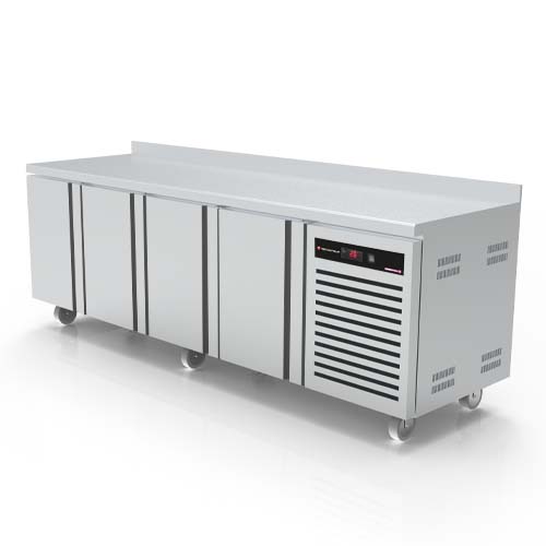 DESSERTE REFRIGEREE - 4 PORTES - 564 L - PROFONDEUR 600