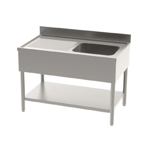 PLONGES 1 BAC - AVEC EGOUTTOIR A DROITE - LONGUEUR 1000