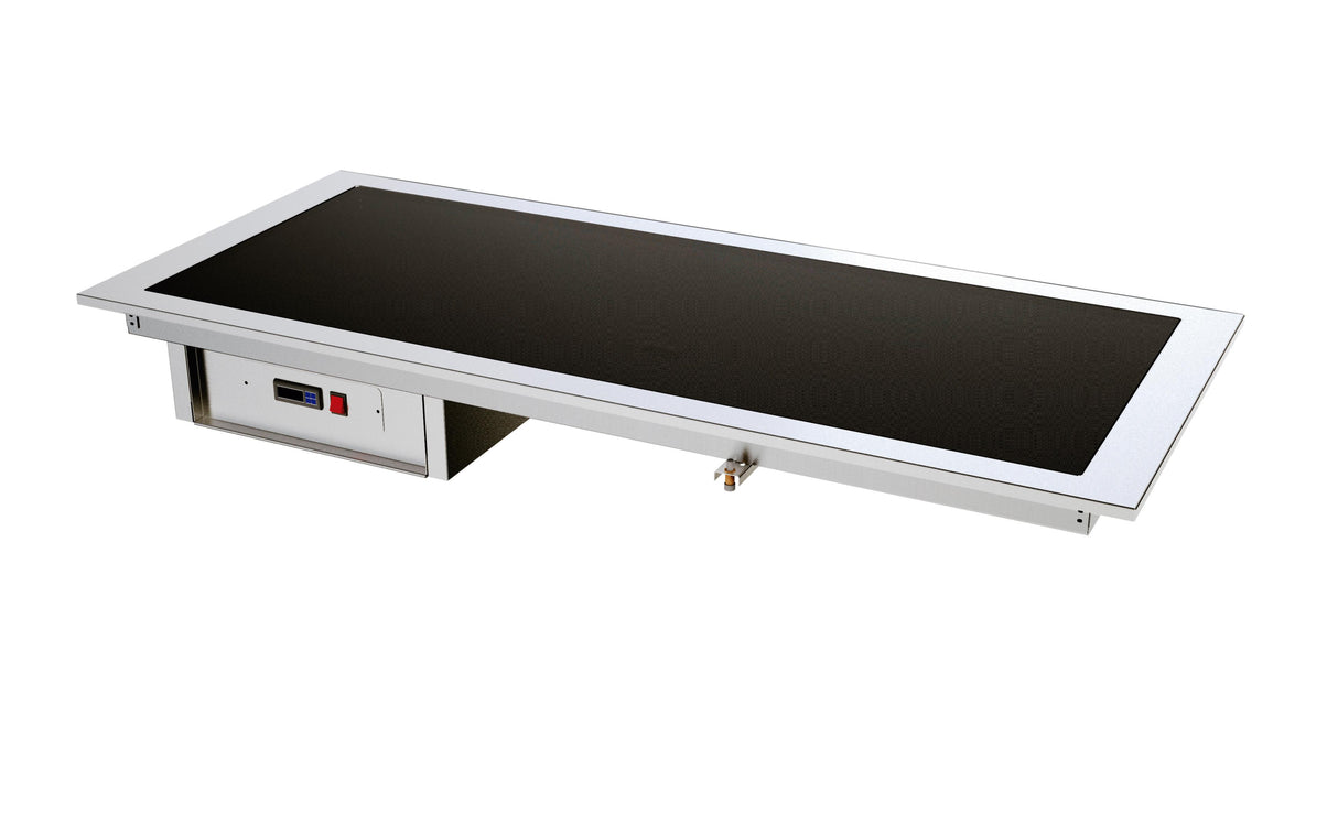 Plaque chauffante en verre trempé noir 6 GN 1/1- DISTFORM - PCT00006