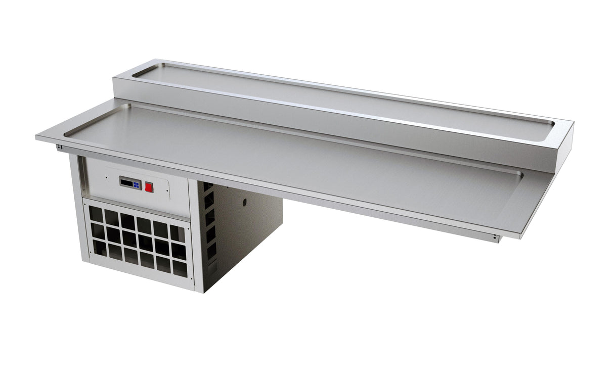 Plaque réfrigérée 2 niveaux 5 GN sans groupe- DISTFORM - PF020005