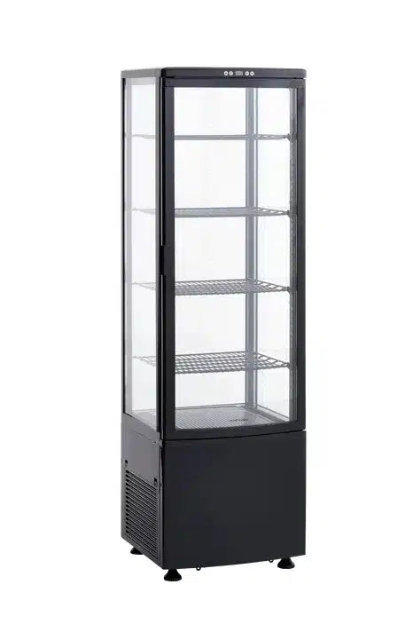 VITRINE PANORAMIQUE - VERSION NOIRE - 208 L