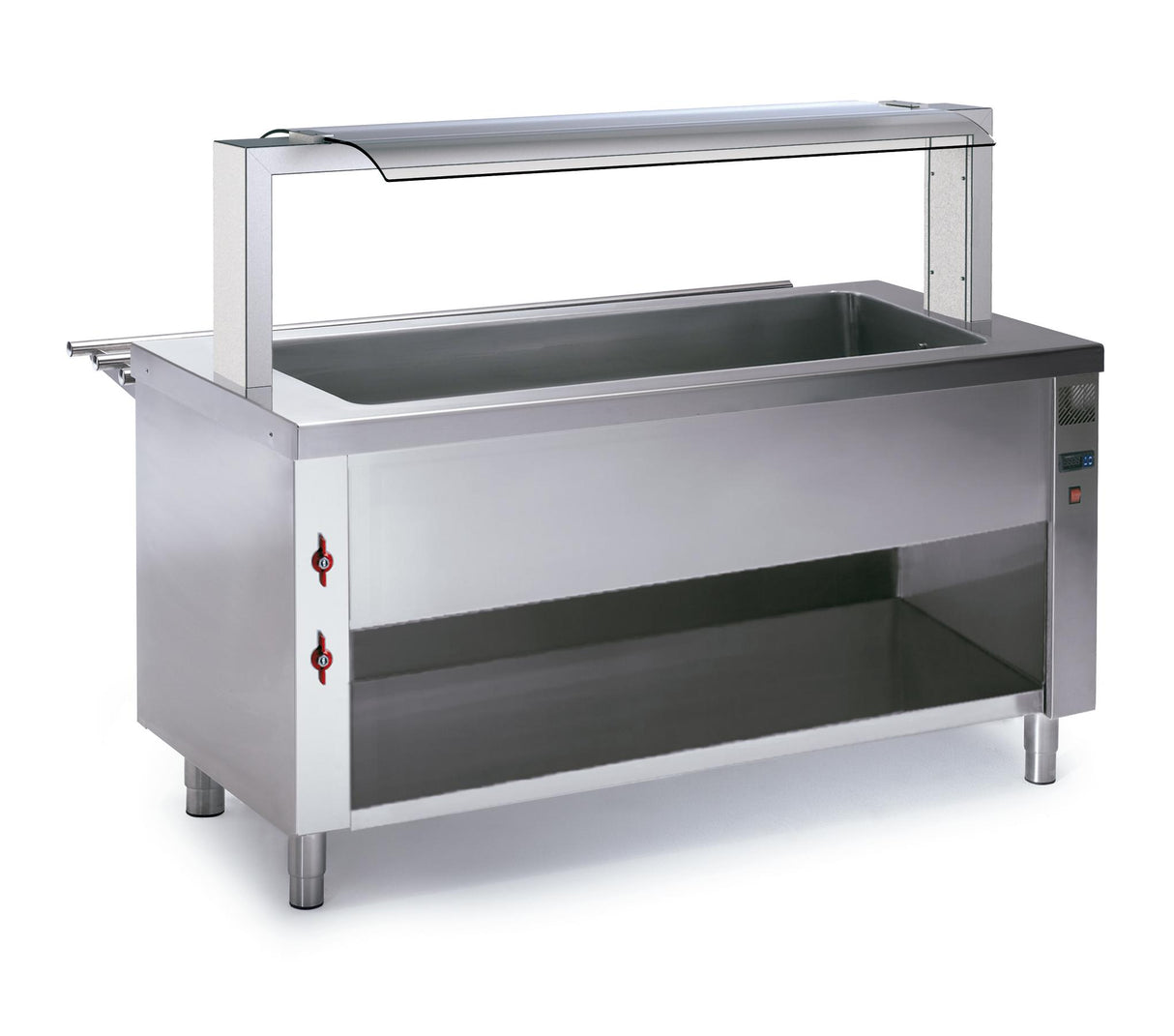 Self bain-marie humide 2300x700x850 sans réserve- DISTFORM - S1000605