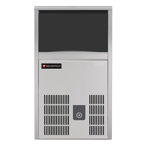 MACHINE A GLACONS - SYSTEME A ASPERSION - REFROIDISSEMENT A EAU - 38 kg/24h - 28 GLACONS PAR CYCLE