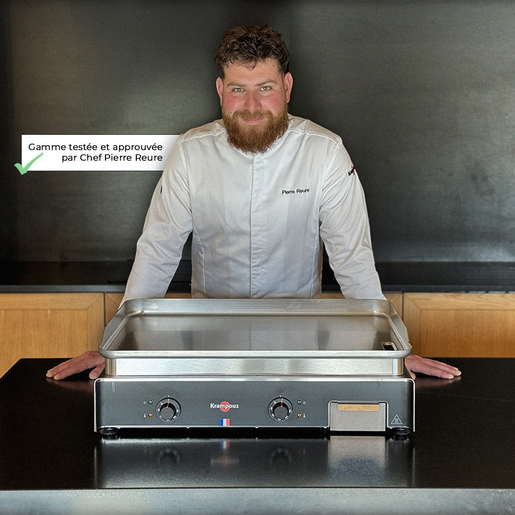 Plancha électrique confort profondeur 440 x 640 - KRAMPOUZ